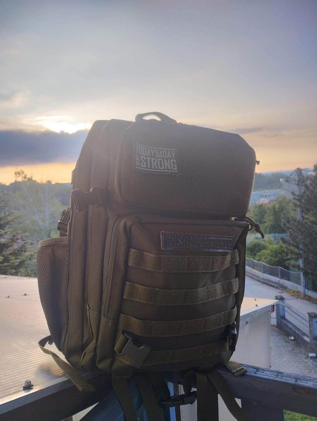 Customer photo review of Training Backpack 2.0, Olive Green - Add Extra Patches