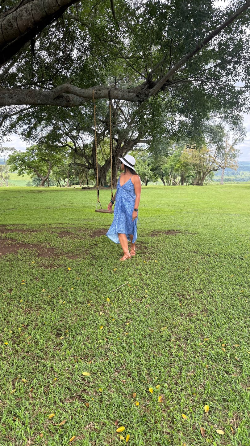 Customer photo review of Sapphire Tiger Grecian Dress