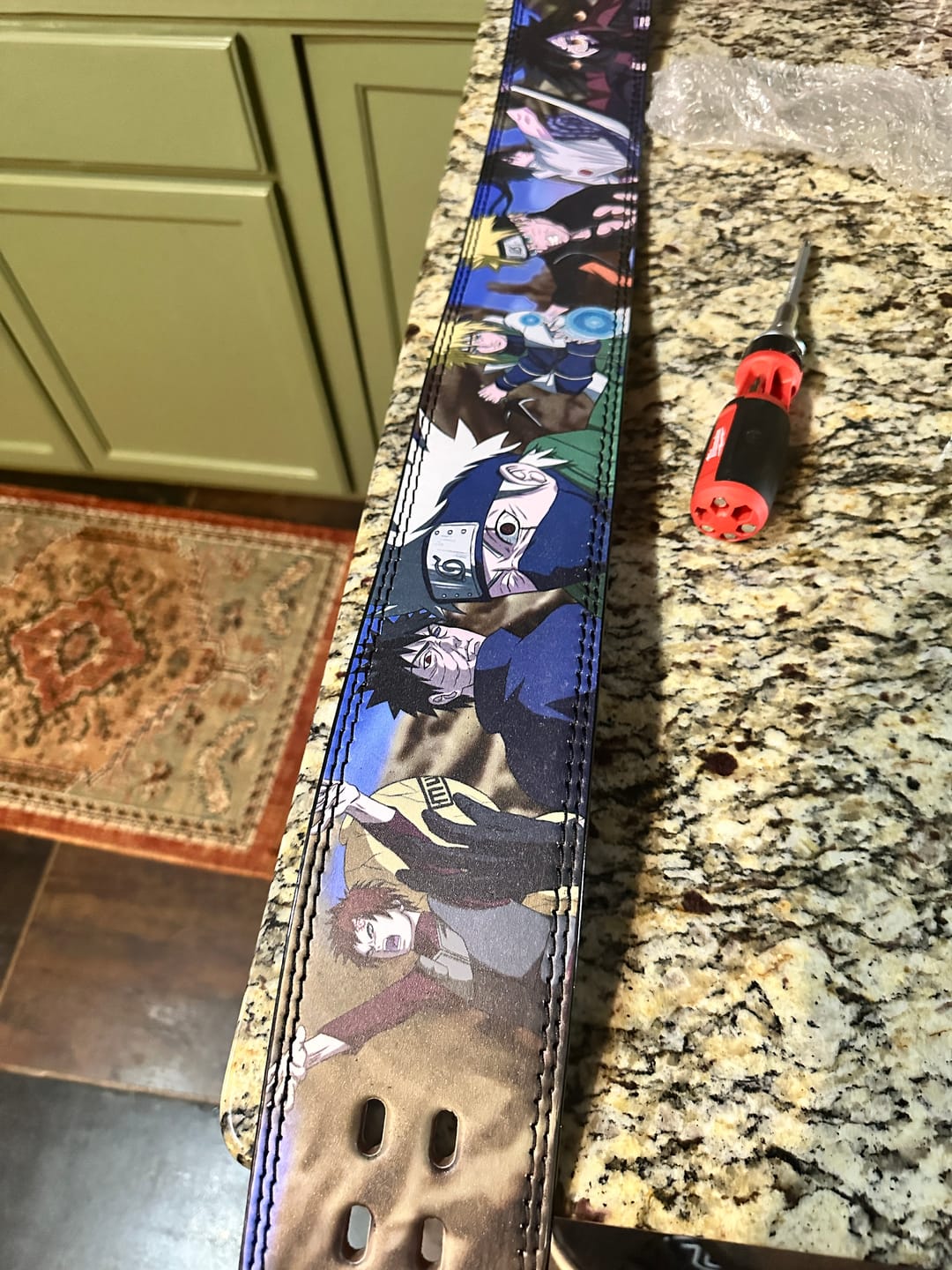 Customer photo review of Village Lever Belt