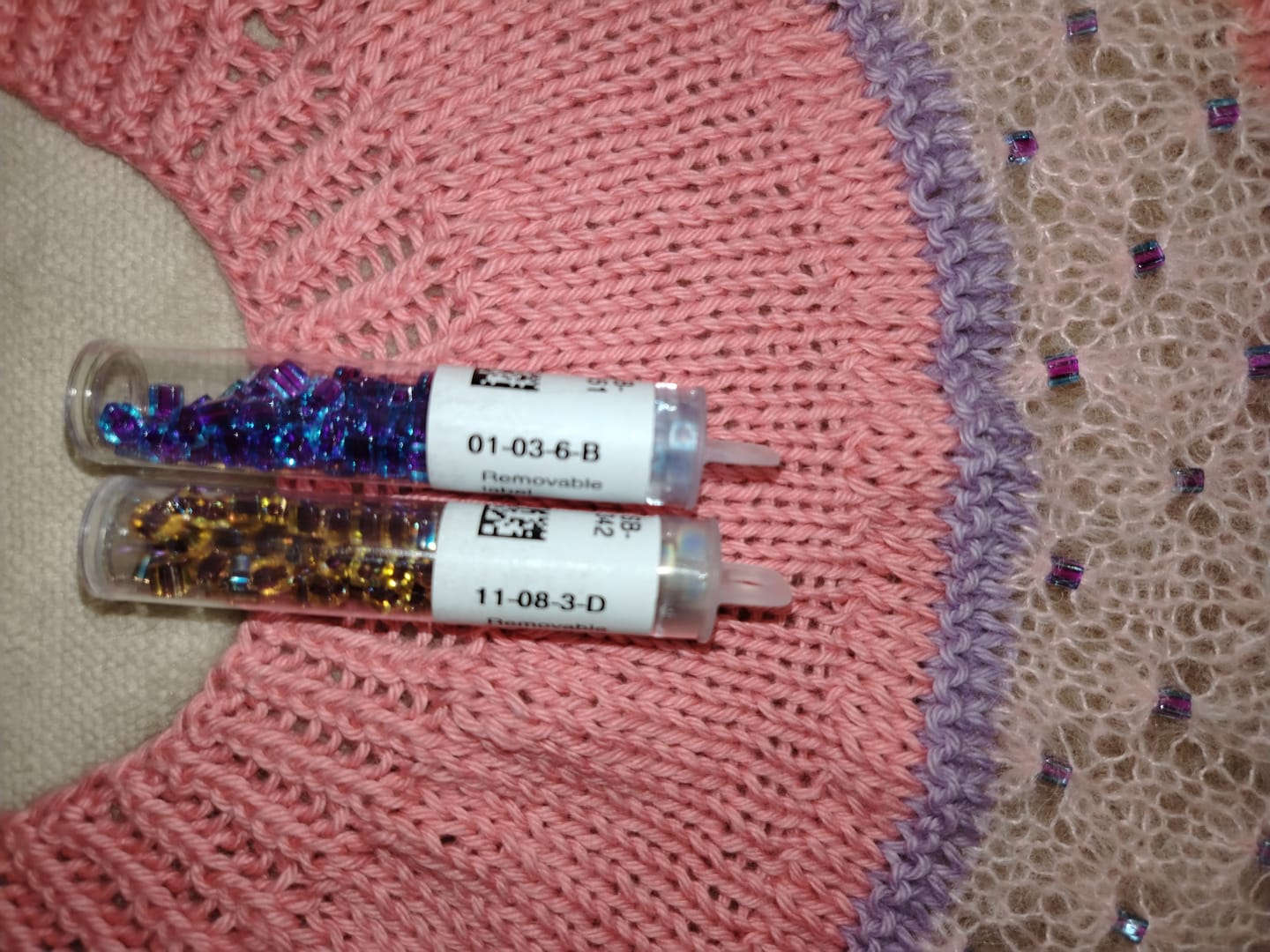 Customer photo review of Mostacillas Square 4 mm  Tubo 10 grs