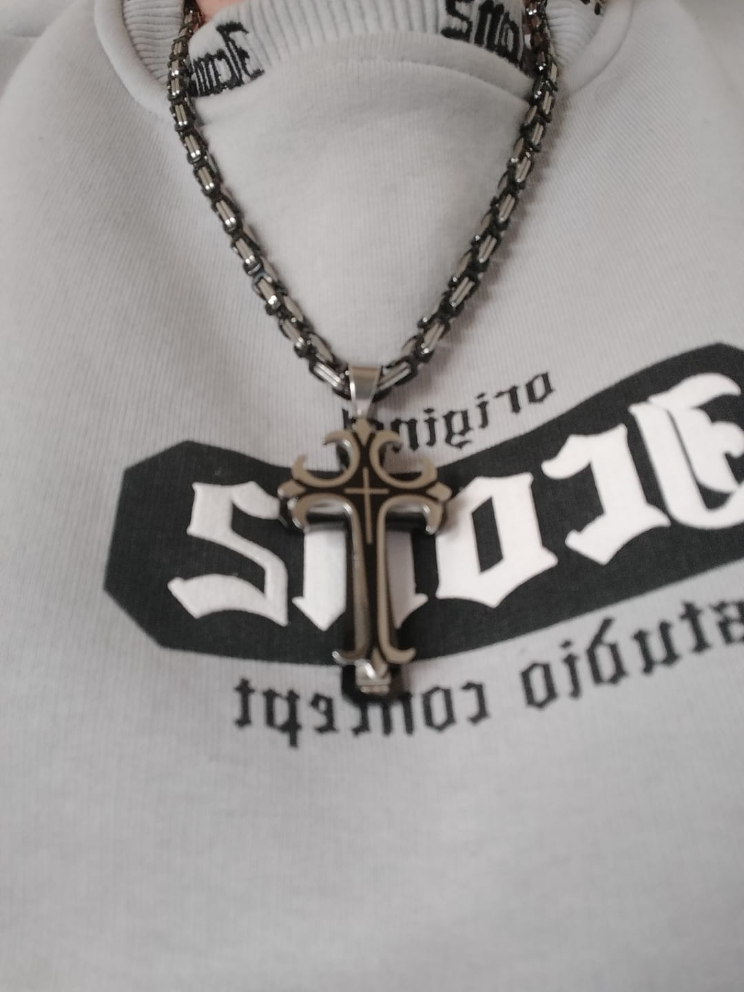 Customer photo review of Collier Croisé de l'Espoir