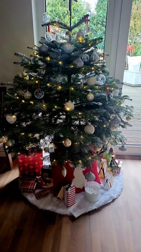 Customer photo review of Weihnachtsdeko mit Schneeflocken