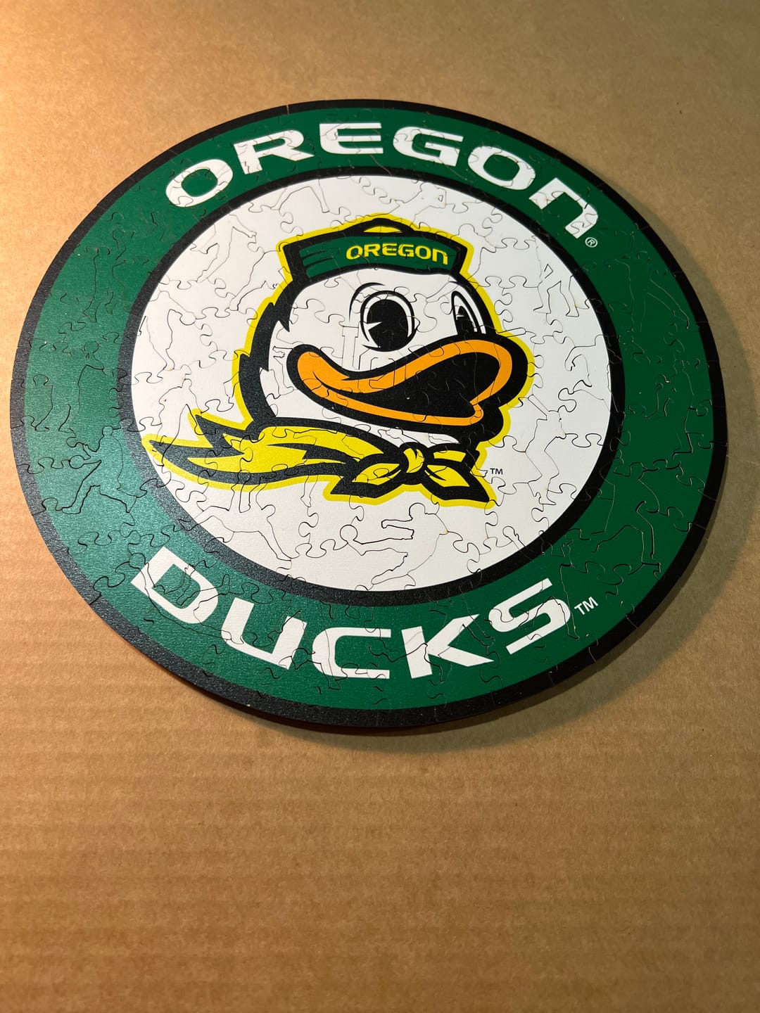Customer photo review of University of Oregon - Wooden Puzzle