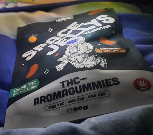 Customer photo review of THC Spacejellies Vollspektrum | 100mg THC | 20 Stk.
