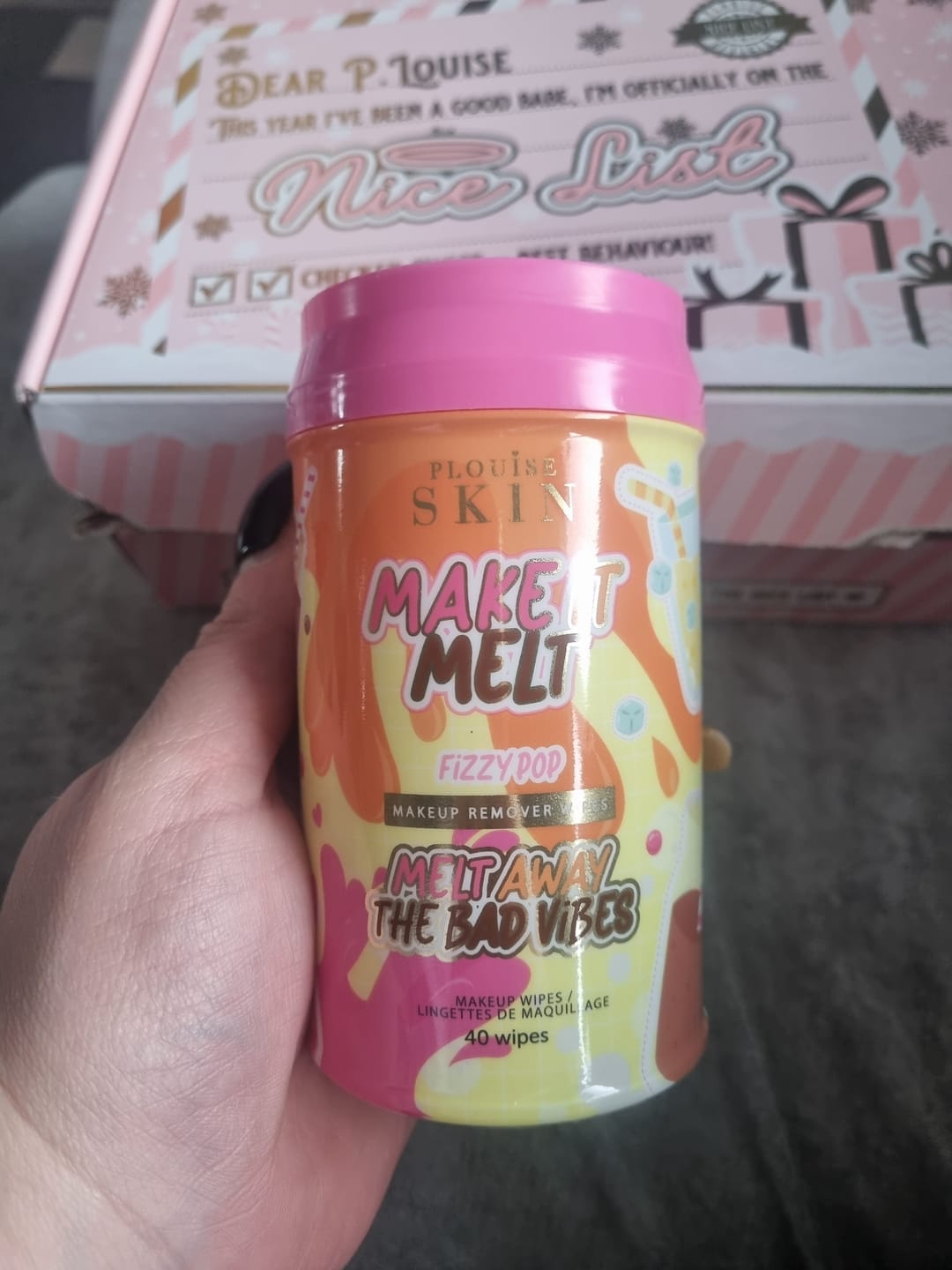 Customer photo review of P.Louise Make It Melt Makeup Remover Refill Wipes