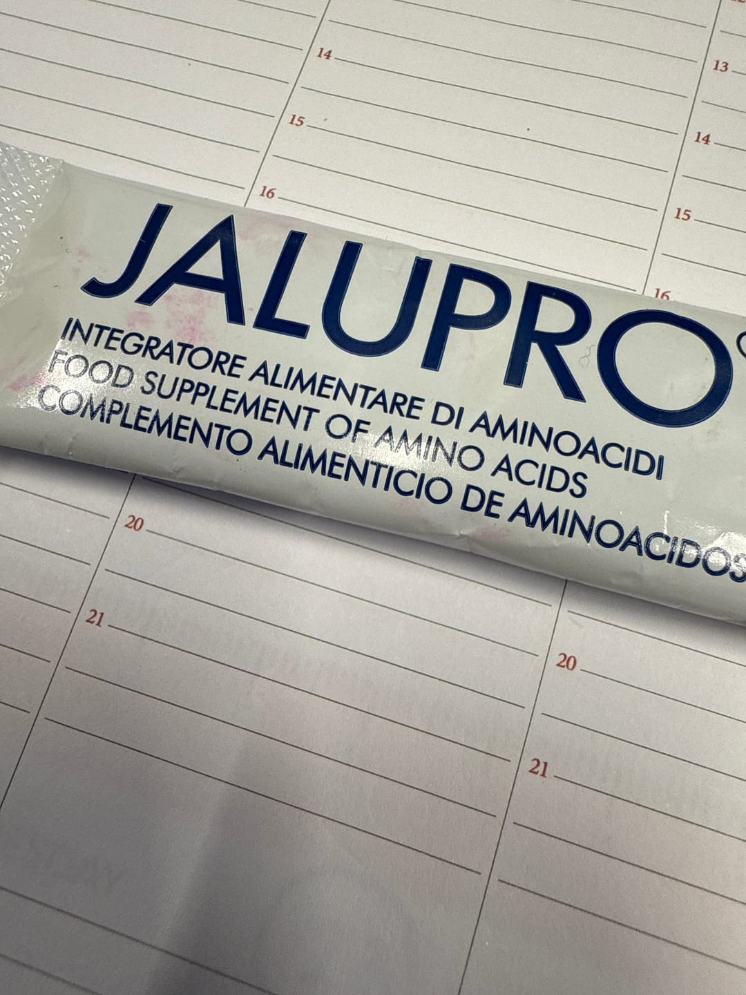 Customer photo review of Jalupro Drink Amminoacidi