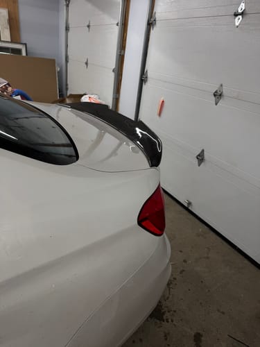 Customer photo review of F80/F30 PSM Carbon Fiber Spoiler