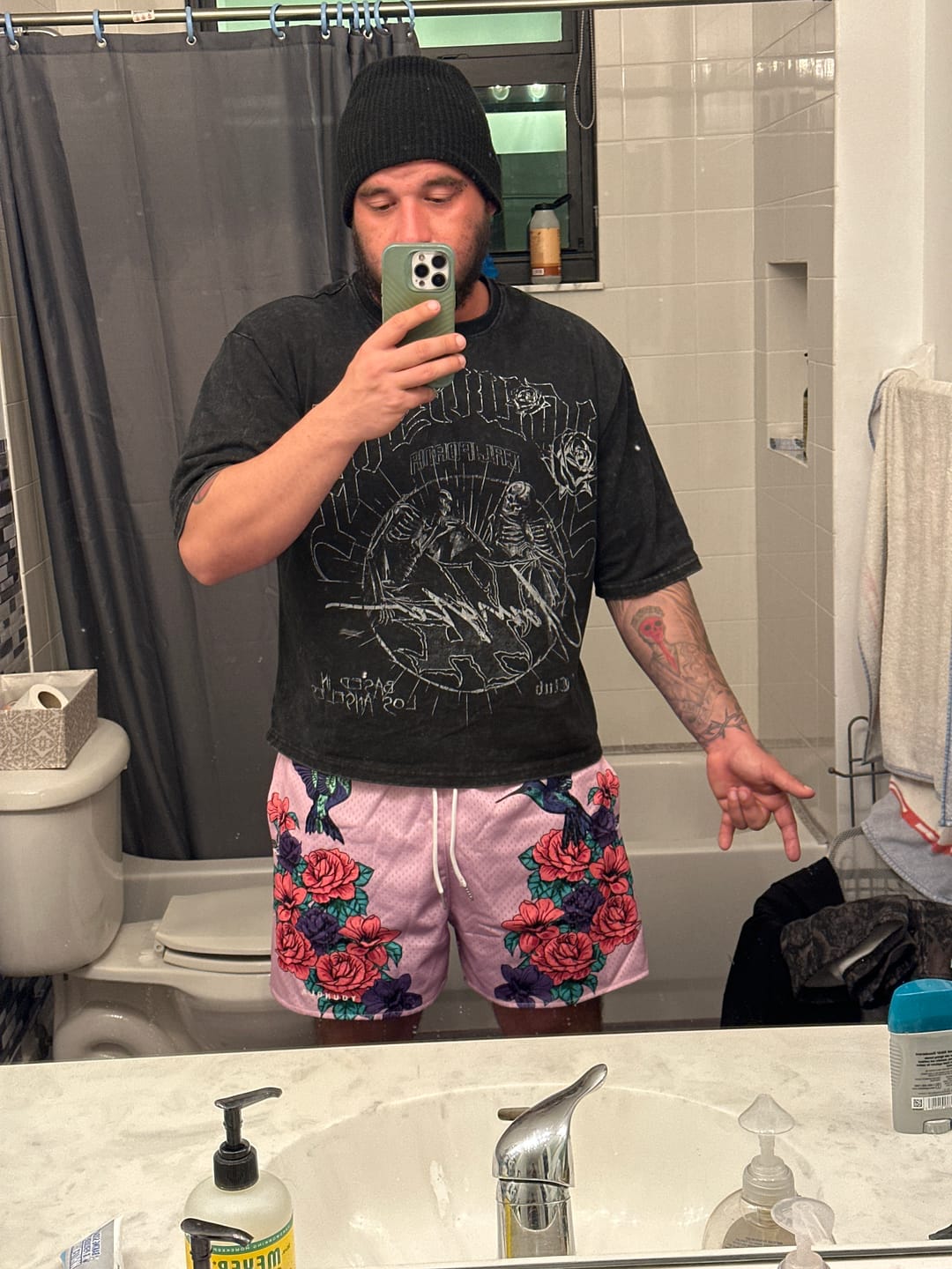 Customer photo review of 141 The Block Party Shorts