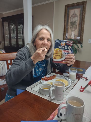 Customer photo review of Cousin T's - Trump Fight! Fight! Fight! Pancake Mix