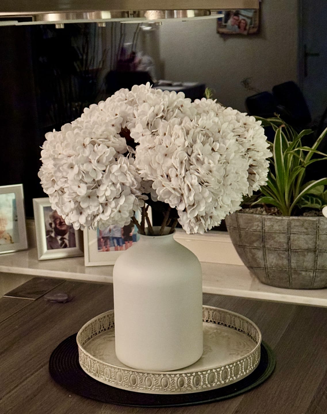 Customer photo review of Grande Hortensia (5 tiges) - Blanc