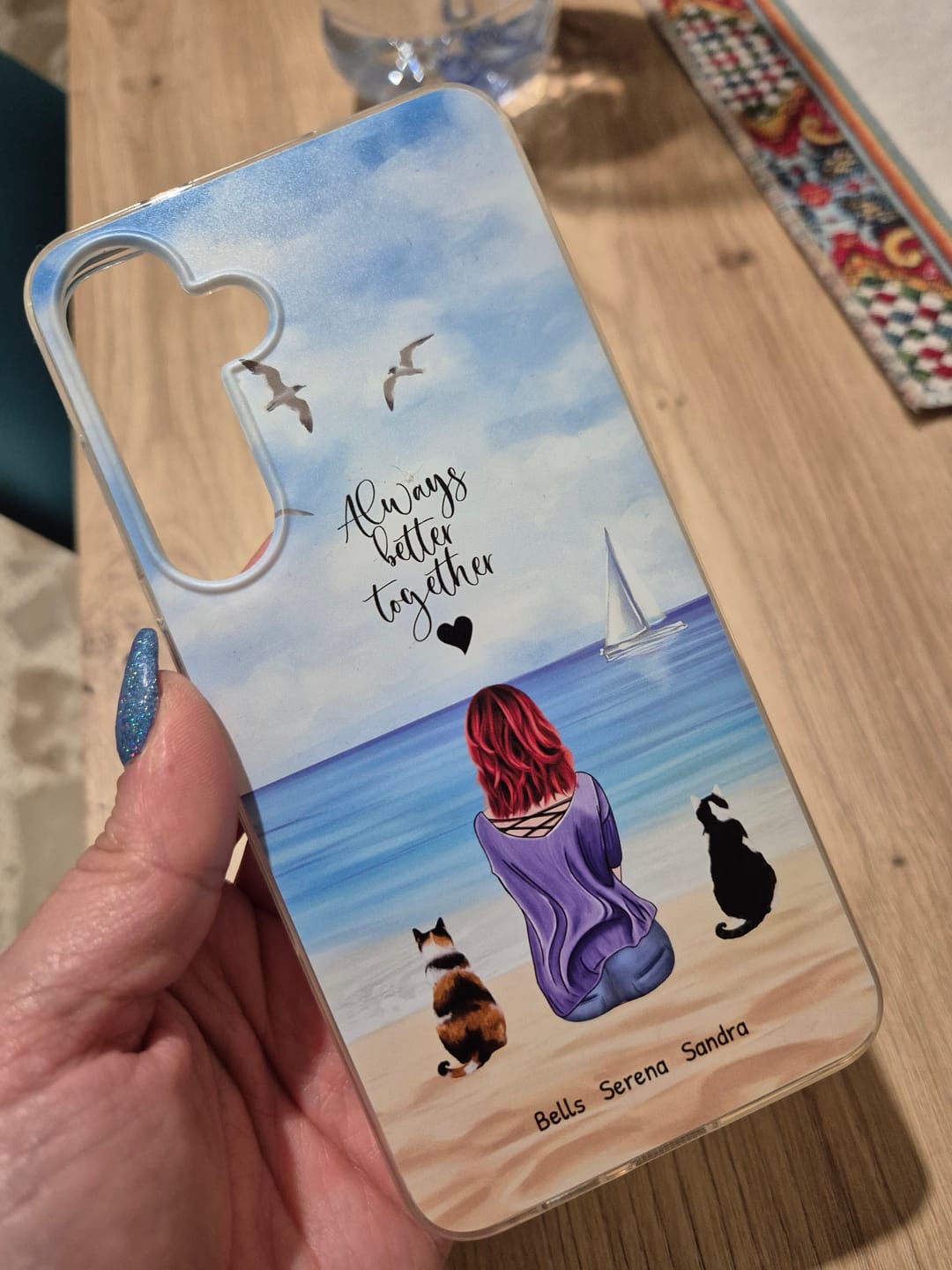 Customer photo review of Insieme al mio animale domestico – Custodia per il telefono personalizzata