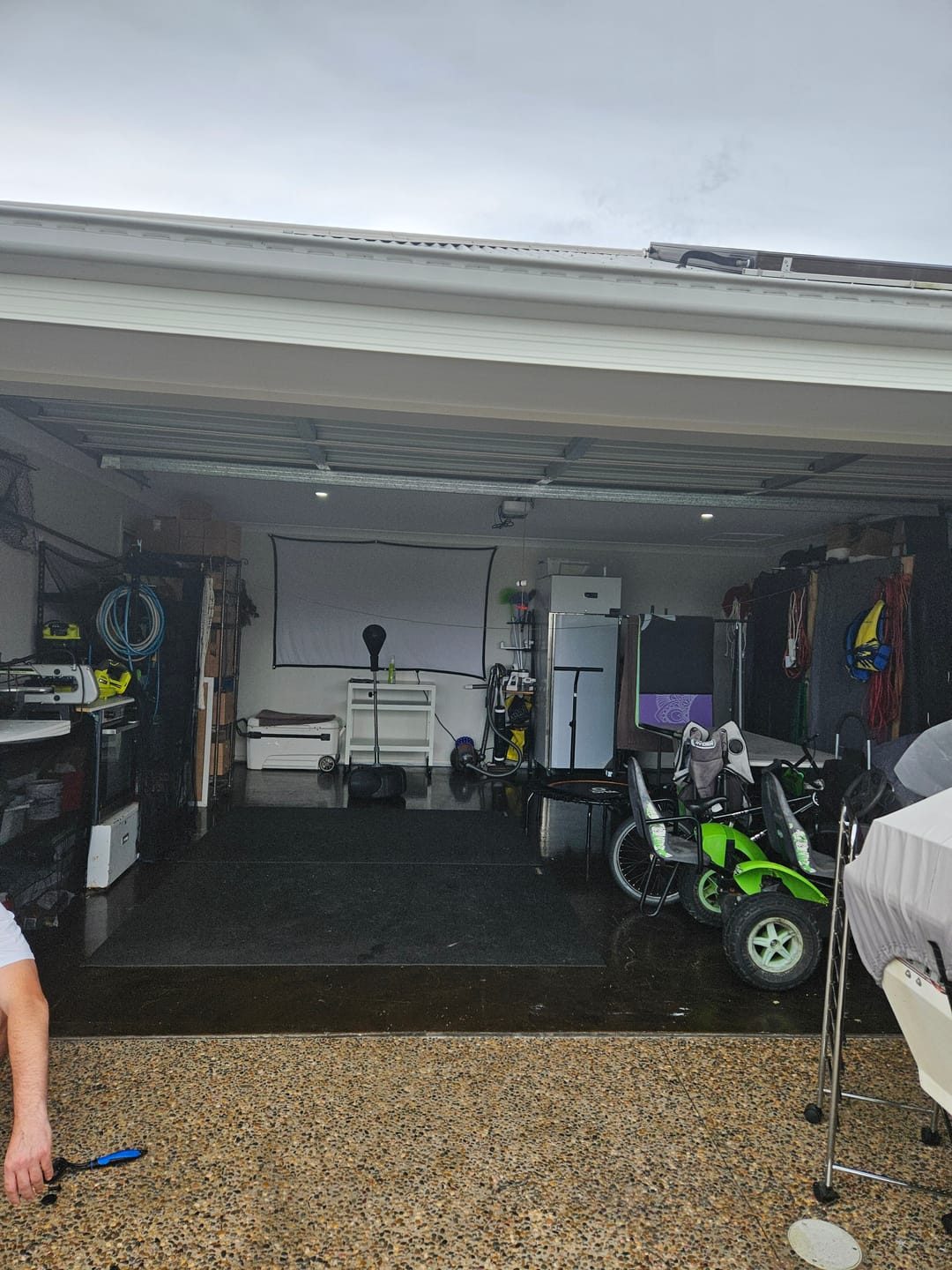 Customer photo review of Miramat® Mega - 214cm x 153cm - Very Large Exercise Mat - In Stock