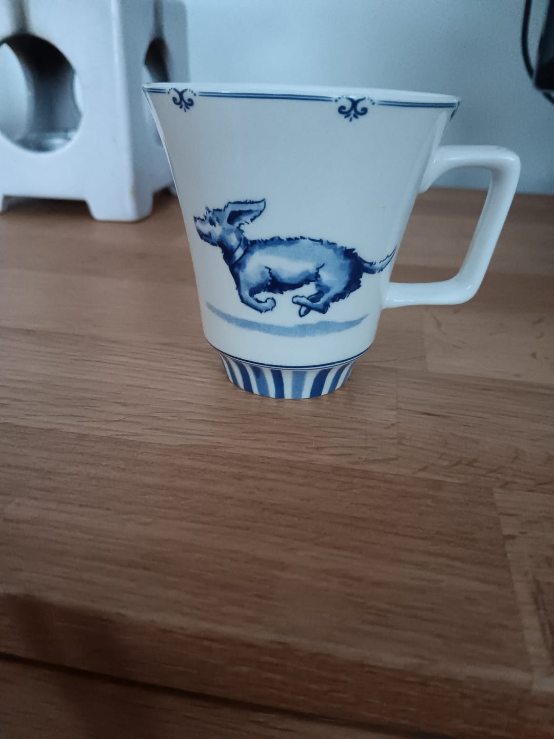 Customer photo review of Heinen Delfts Blauw - Espresso Tassen Dackel Nhaan (2 Stück)