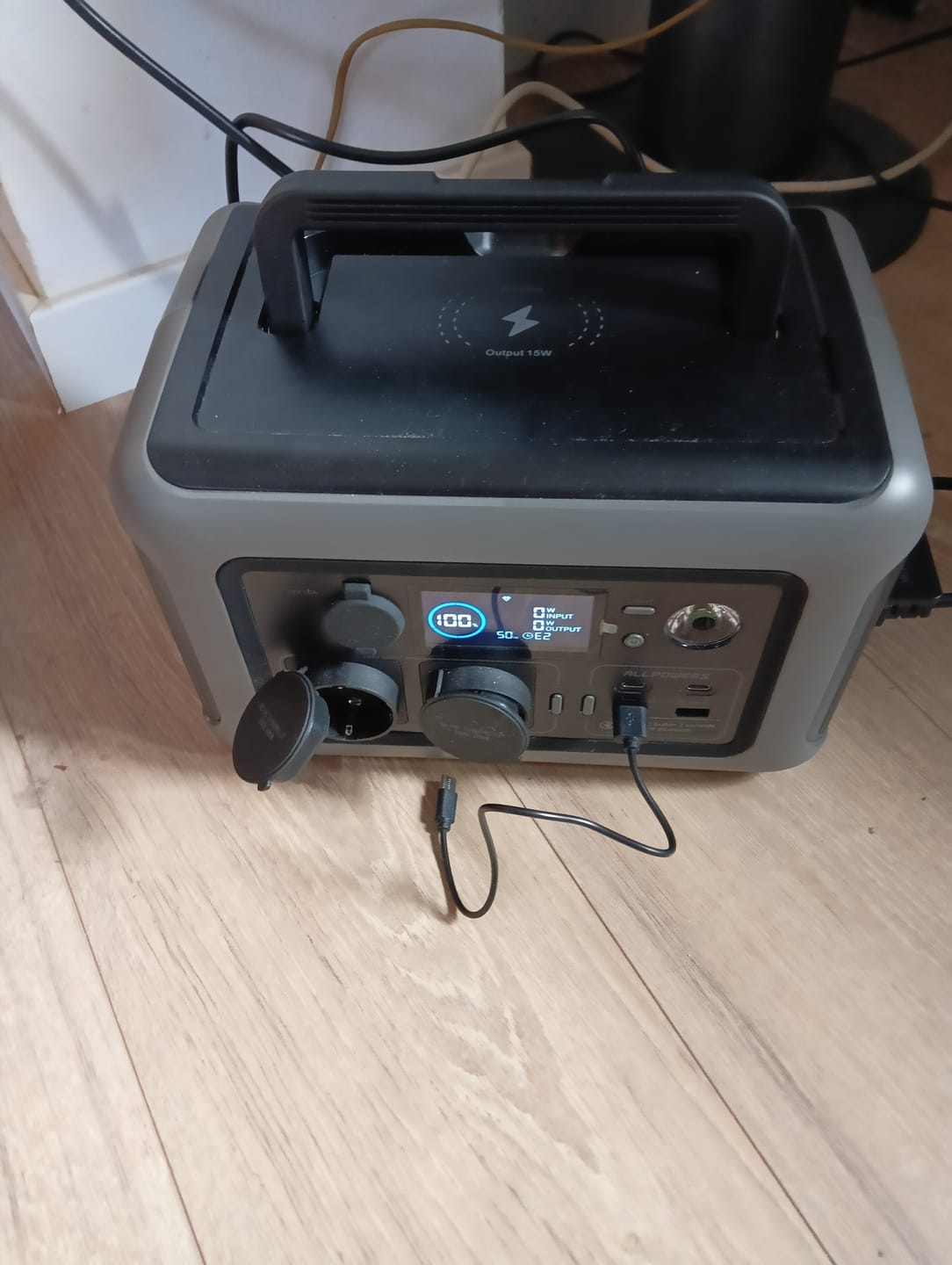 Customer photo review of ALLPOWERS R600 Power Station Portatile 600W 299Wh Batteria LiFeP04