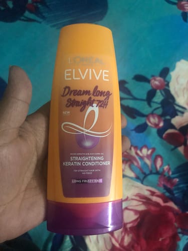 Customer photo review of Free Loreal Conditioner  Keratin Straight 175ml