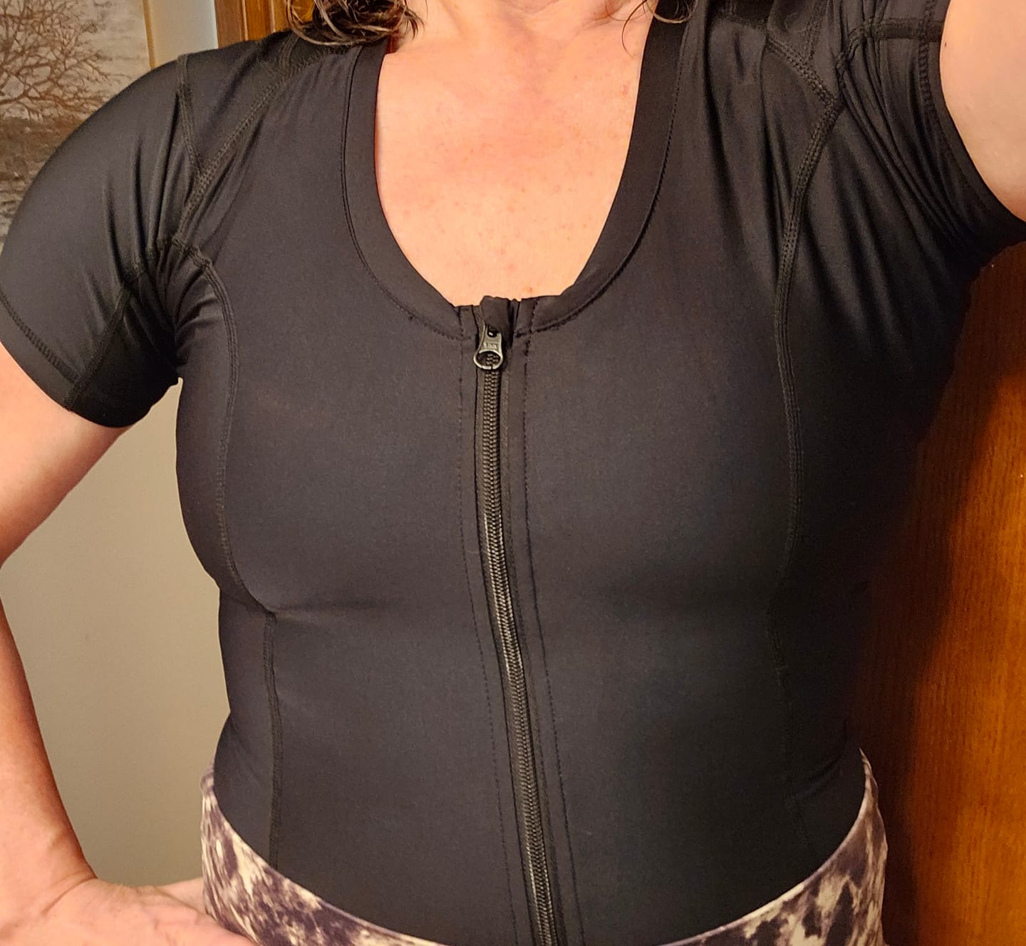Customer photo review of Posture Shirt For Women - Zipper