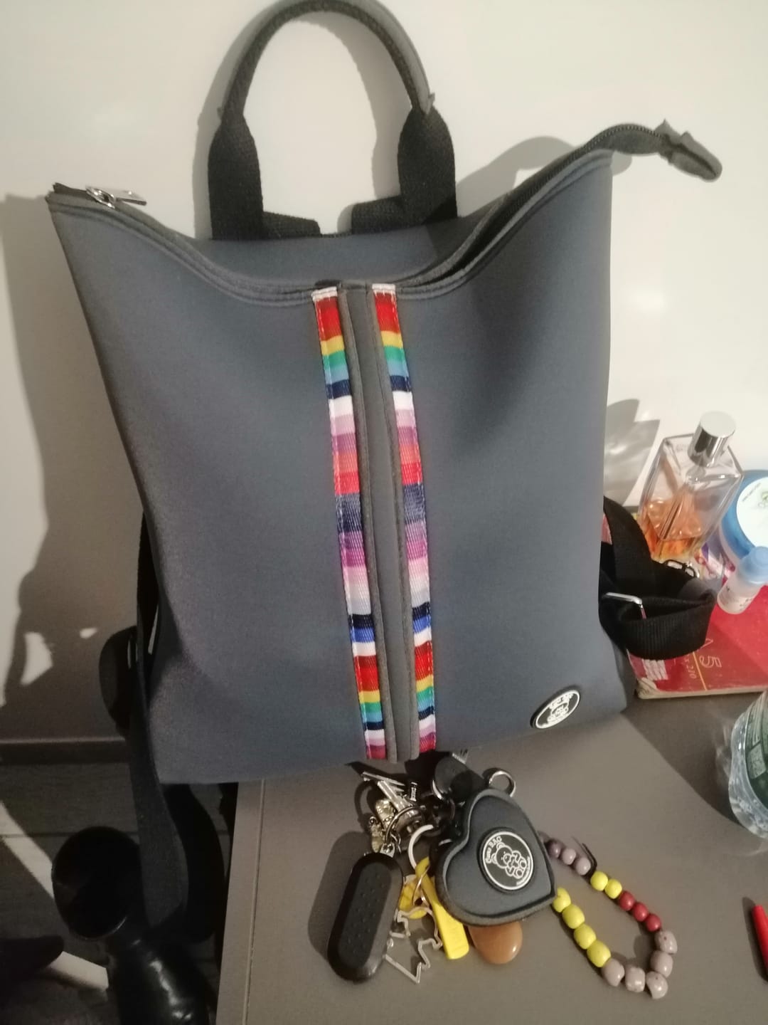 Customer photo review of TRIO | Zainetto + Pochette + Trousse