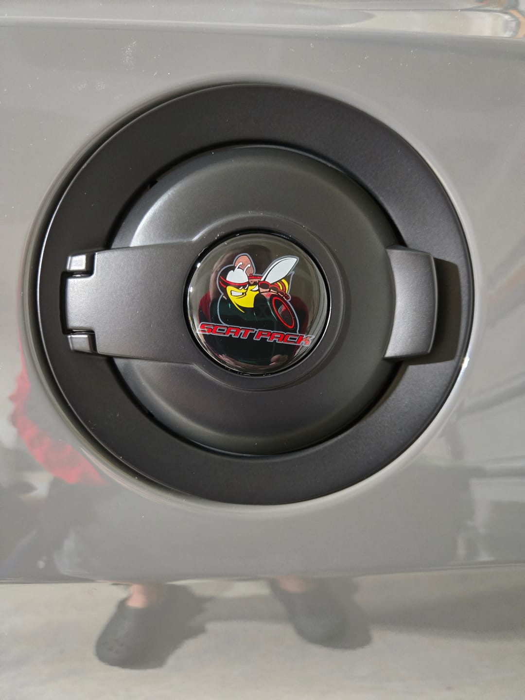 Customer photo review of "Scat Pack" Fuel Door Inlay