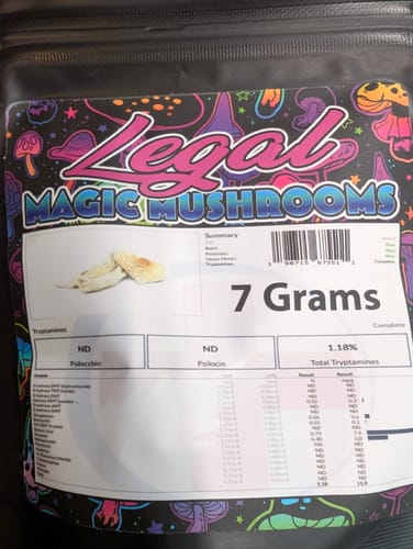 Customer photo review of Non Detect Mushrooms - 50% Off