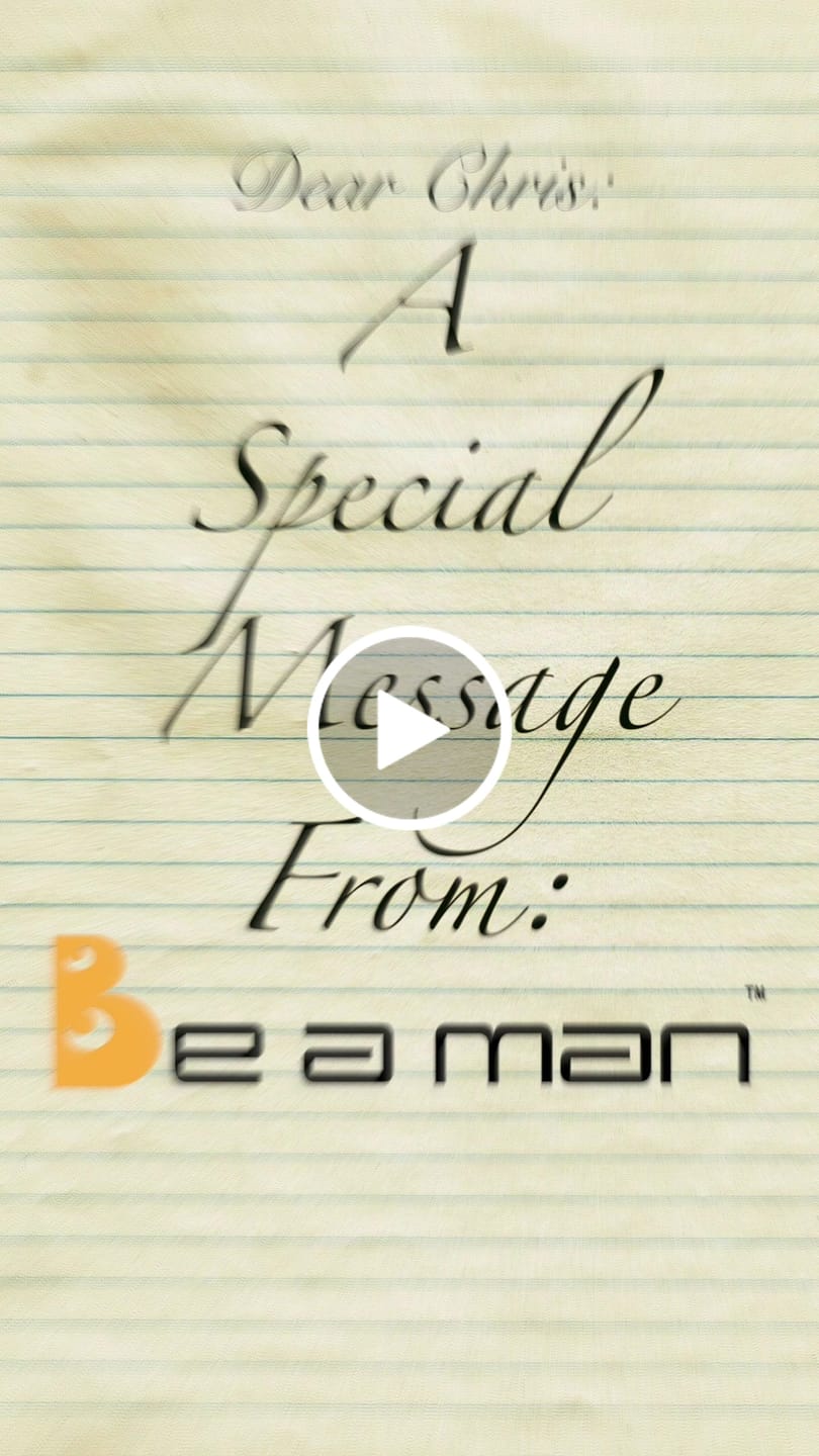 Customer video review of Personalized Be A Man Reel