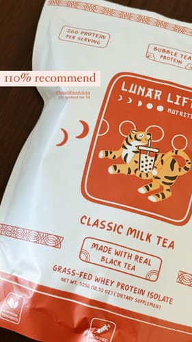 Customer photo review of Classic Milk Tea - Whey Protein Isolate