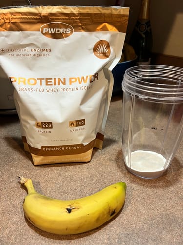 Customer photo review of PROTEIN PWDR