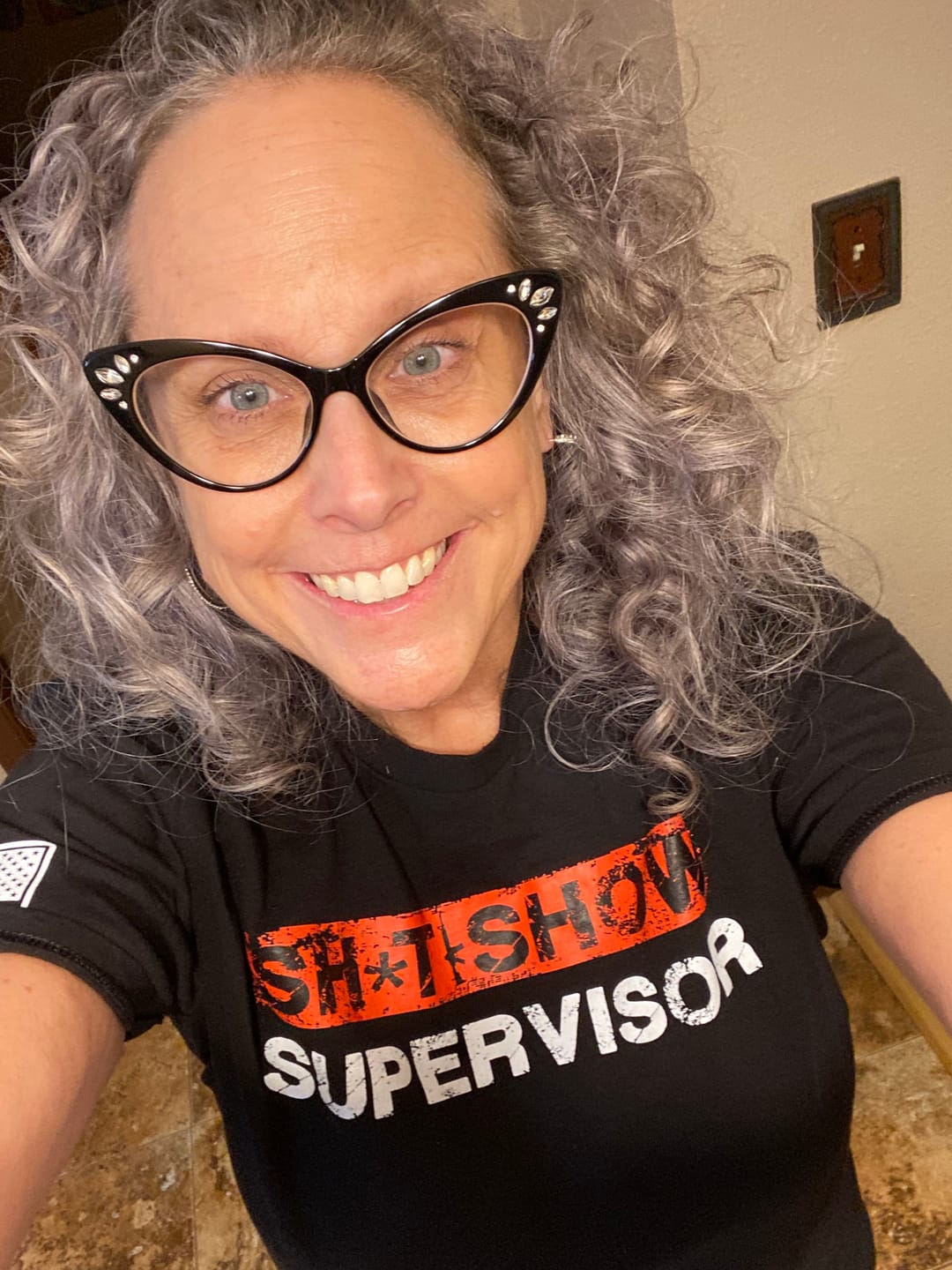 Customer photo review of Sh*t Show Supervisor T-Shirt