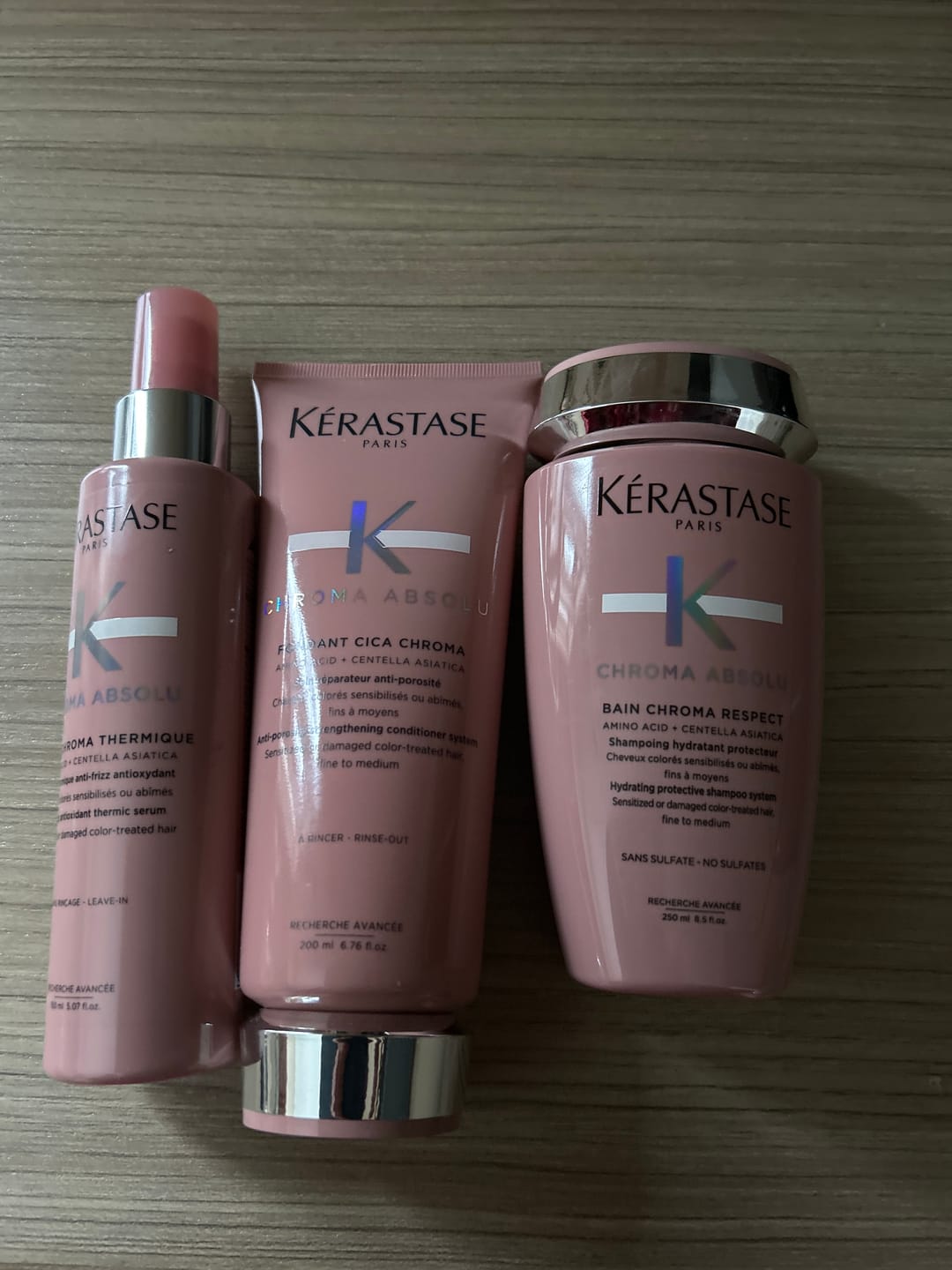 Customer photo review of Coffret Noël Kérastase - Chroma Absolu (sans coffret)