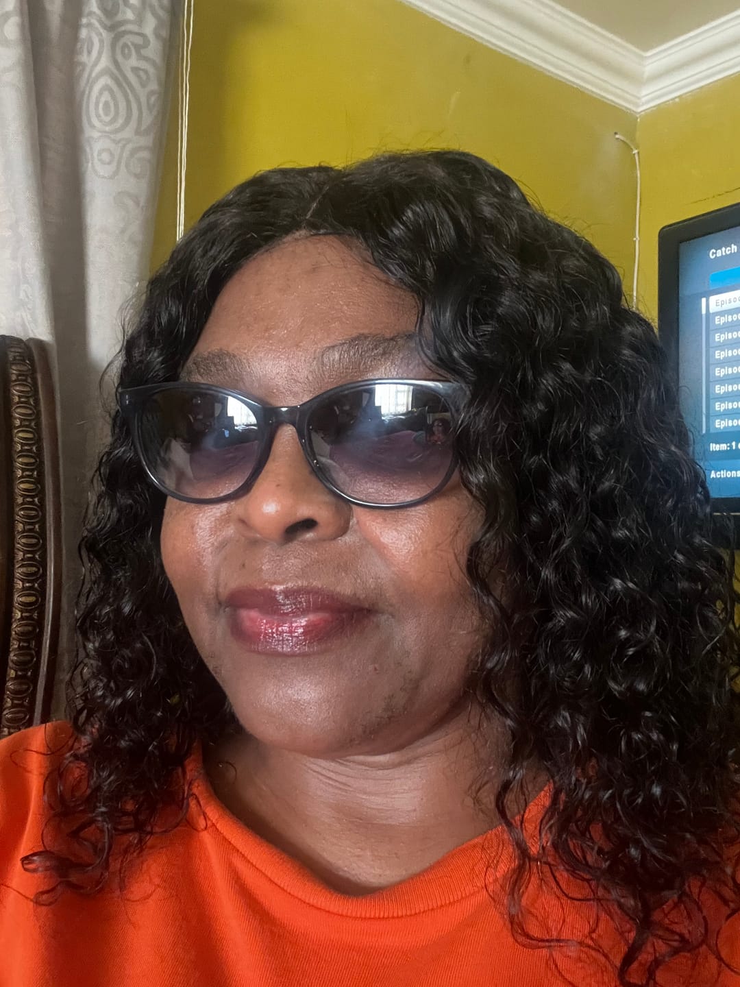 Customer photo review of Brazilian 4x4 Lace Wig - Water Wave 12"