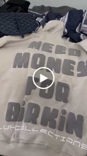 Customer video review of Need Money Sweater Bone White