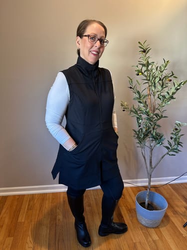 Customer photo review of Carefree Extra Long Vest