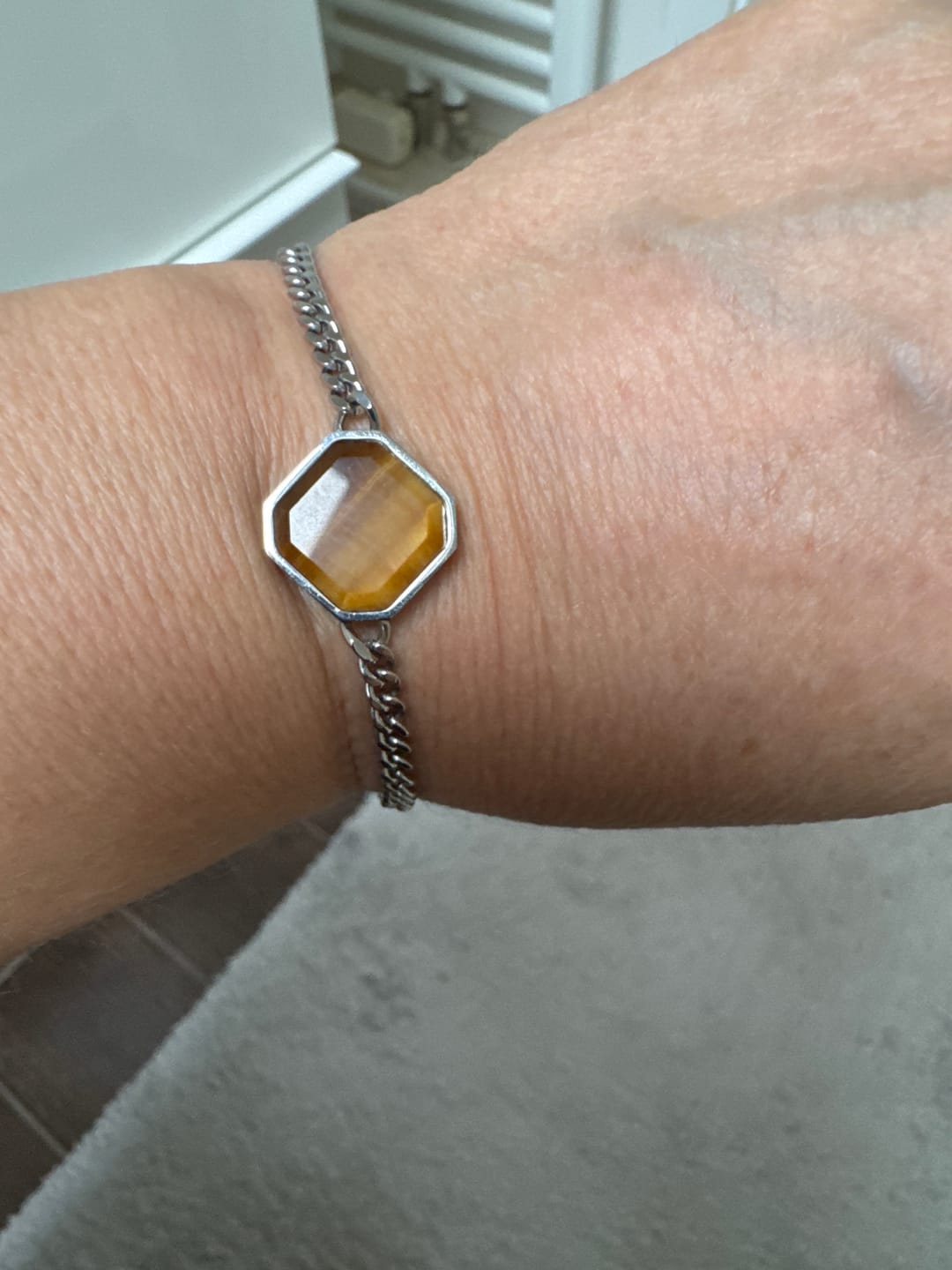 Customer photo review of Classic Armband - Tigerauge - Silber - Für Sie