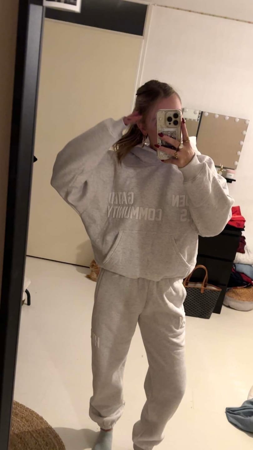 Avis client avec photo sur le PANTALON DE SPORT « GATED COMMUNITY » GRIS CLAIR
