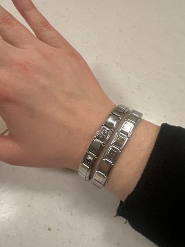 Customer photo review of Original Italian Charm Bracelet