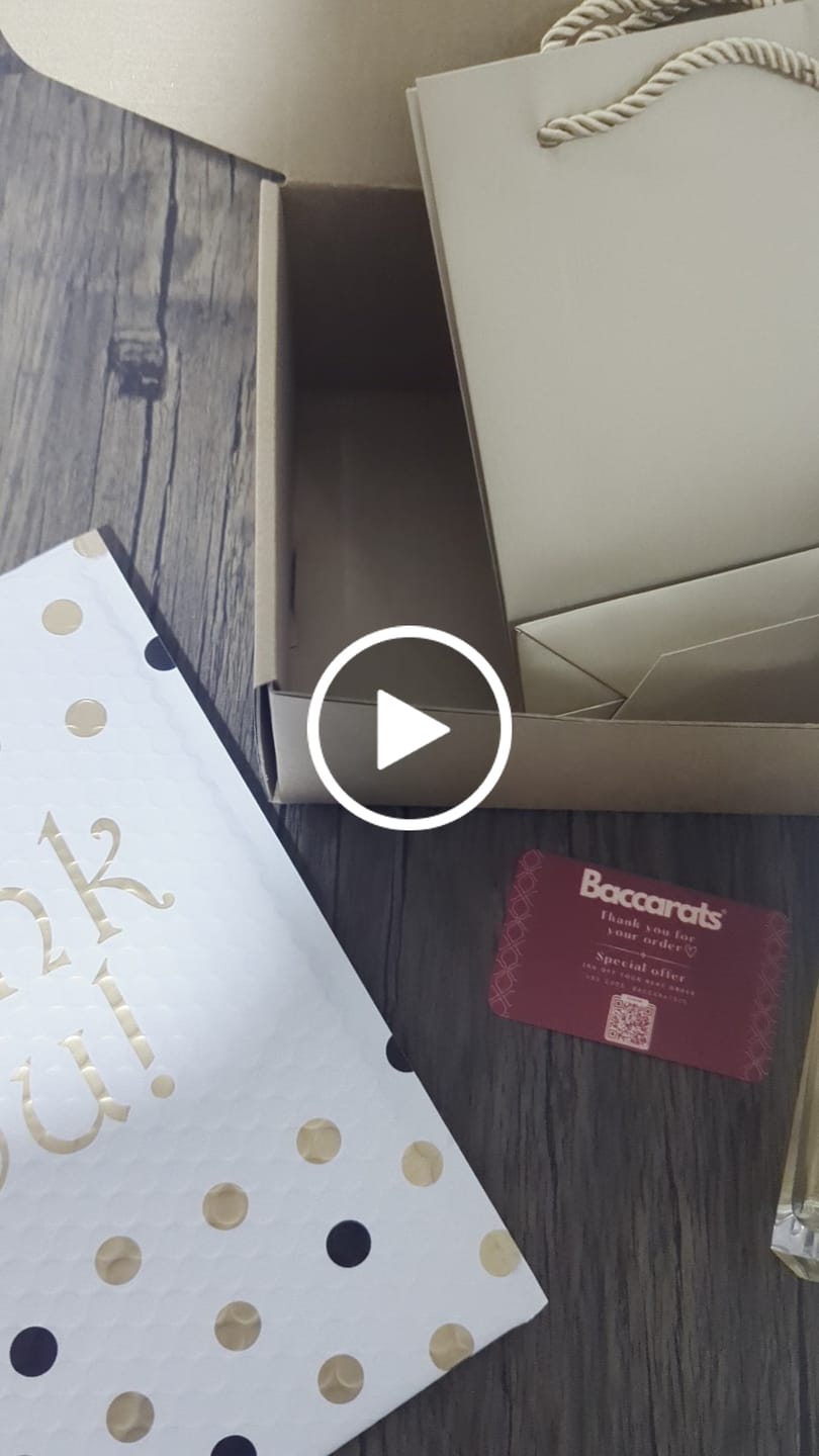 Customer video review of Baccarat Rouge 540 Eau De Parfum for Men and Women