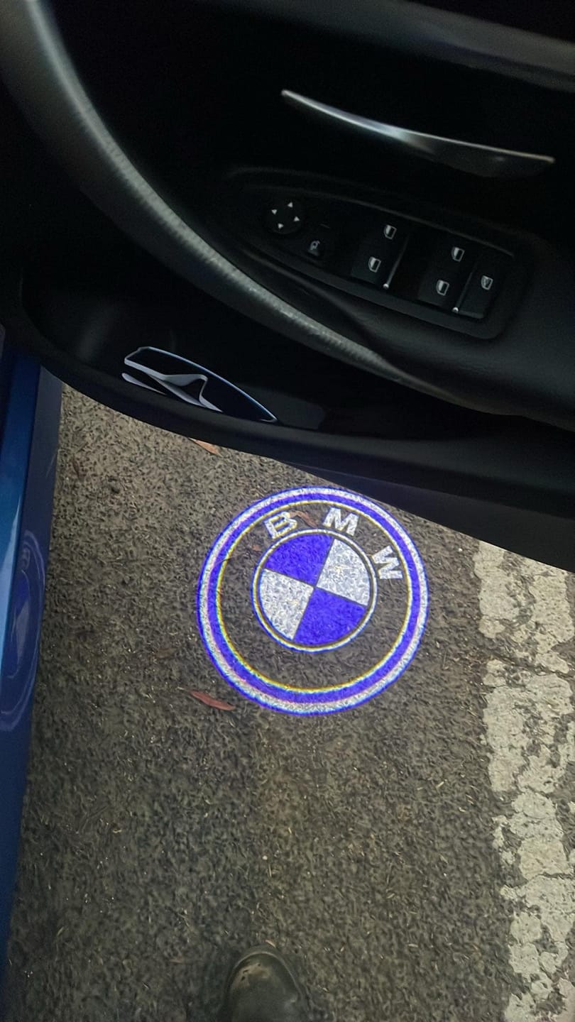 Customer photo review of BMW LED Car Door Welcome Logo Shadow Lights | E/F Chassis