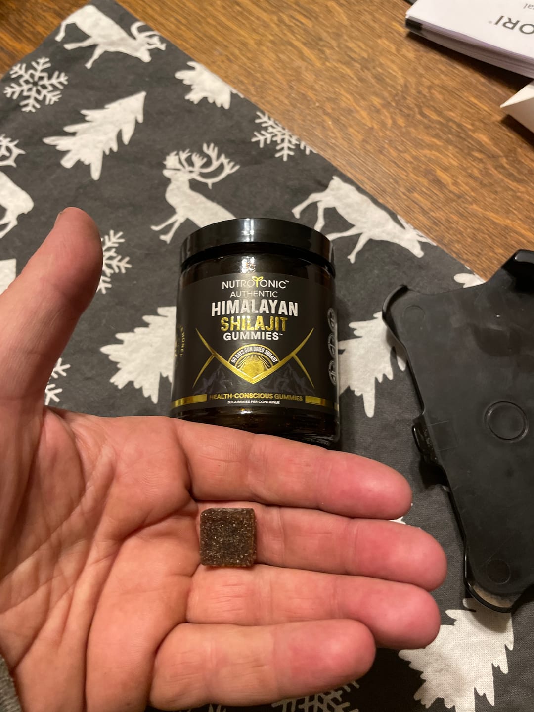 Customer photo review of Authentic Himalayan Shilajit® Gummies