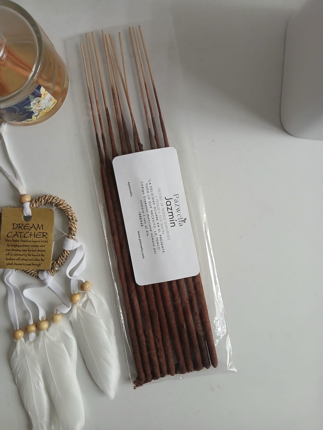 Customer photo review of Incienso Artesanal Grueso