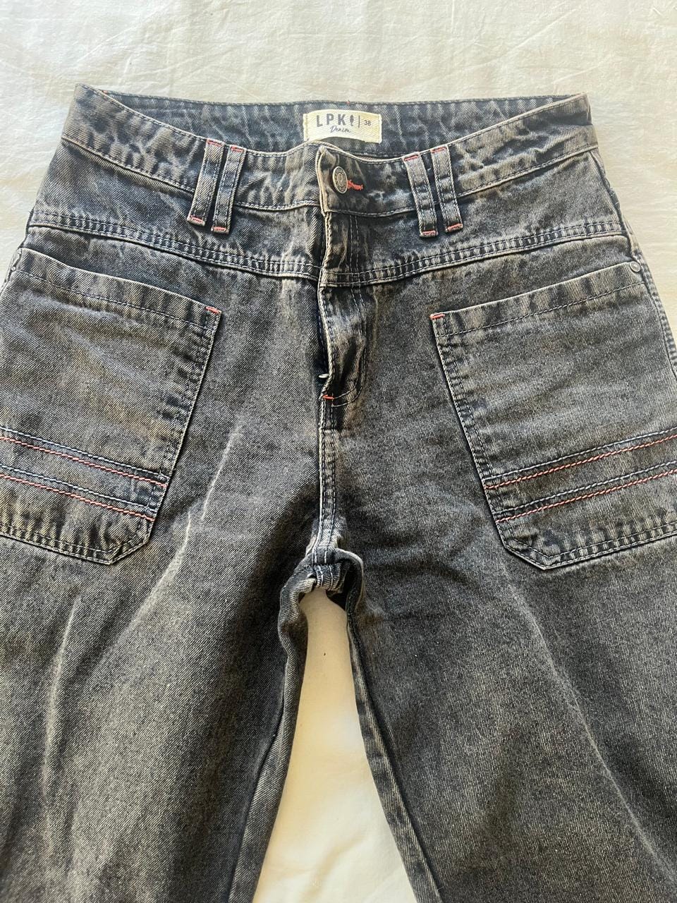 Customer photo review of JEANS TALI Wide Leg gris