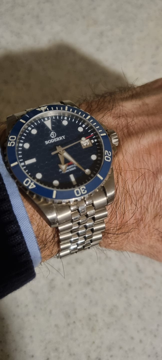 Customer photo review of 5-link Titanium Bracelet | 20mm lug width,Fits for Seaturtle/Admiral Watch