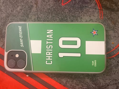 Customer photo review of Coque foot SAINT-ETIENNE ASSE personnalisable - TEAMCOQUES