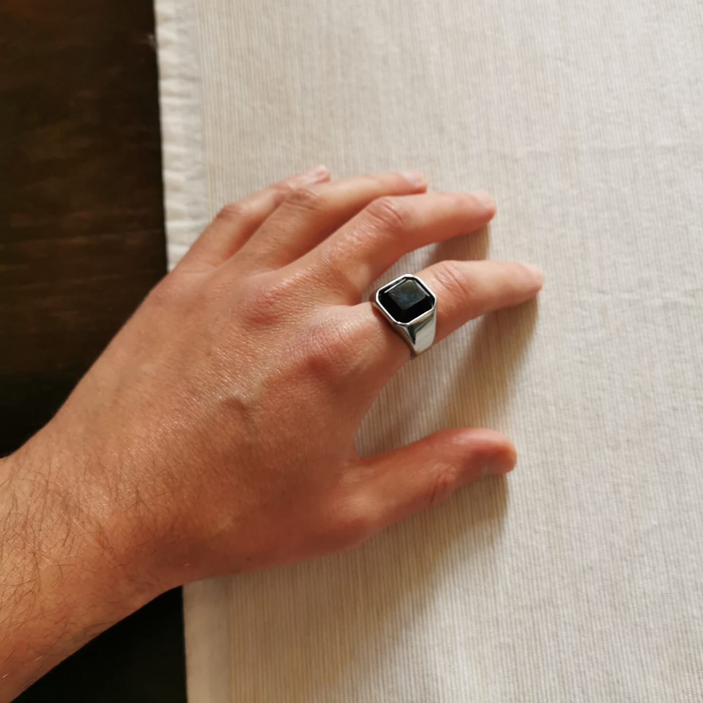 Customer photo review of Royal Signet Ring (Silver)