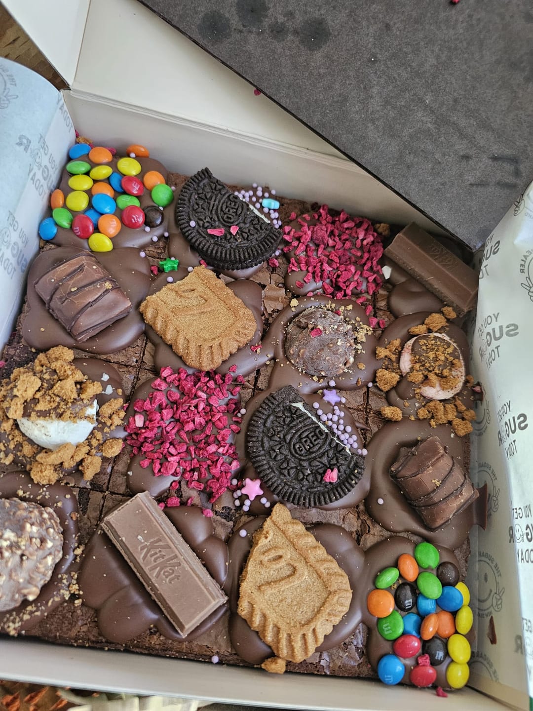 Customer photo review of Mixed assortment brownie