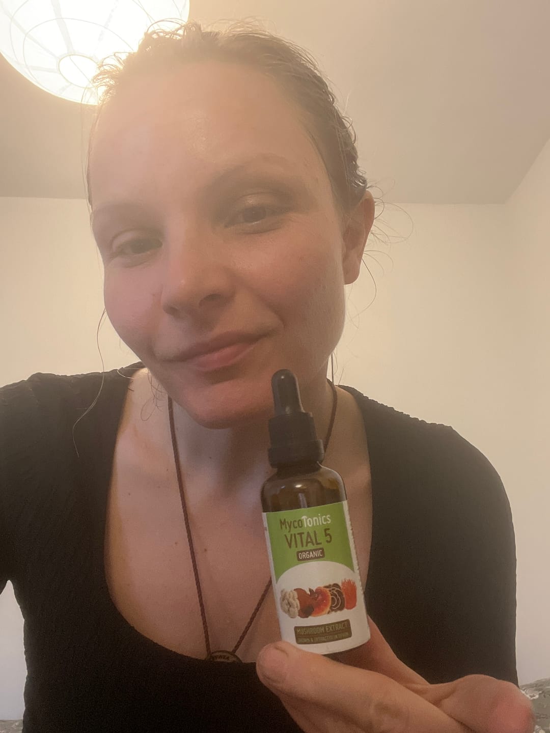 Customer photo review of Organic Vital 5 Mushroom Blend Complex (50ml)