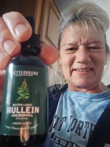 Customer photo review of BetterLungs® Mullein + Chlorophyll