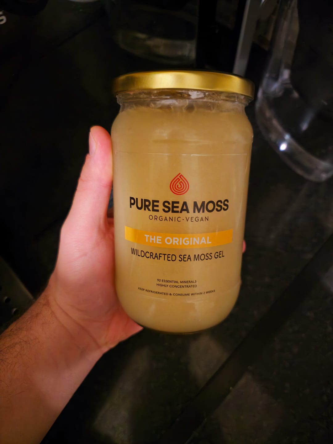 Customer photo review of The Original - Gold Sea Moss Gel
