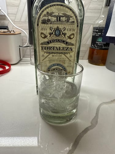 Customer photo review of Fortaleza Tequila Blanco