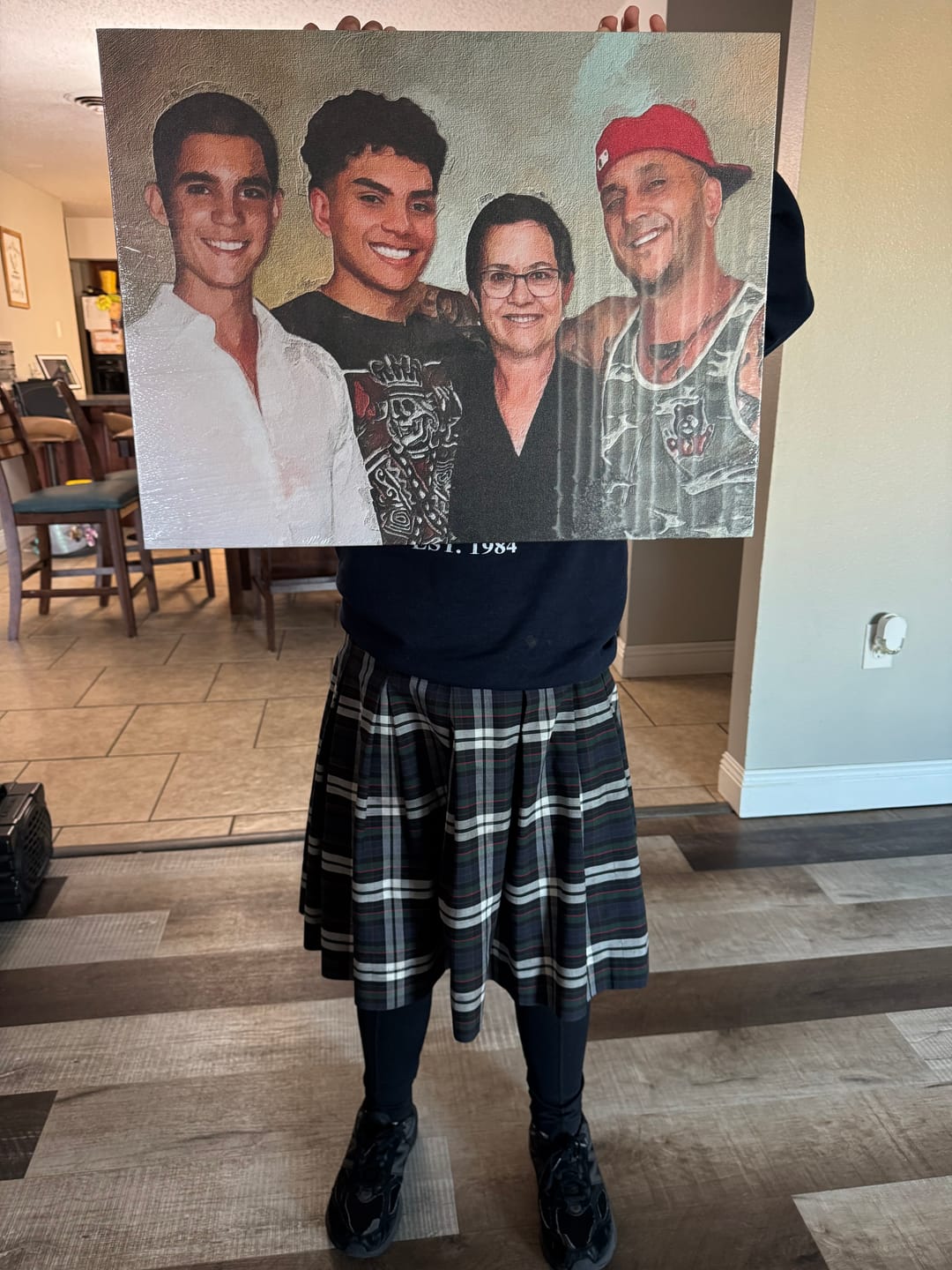 Customer photo review of Custom Family Photo Portrait