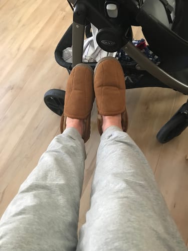 Customer photo review of Men's Romeo Sheepskin Slipper