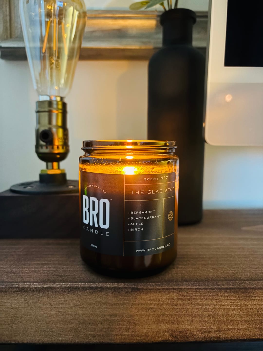 Customer photo review of The Gladiator Candle